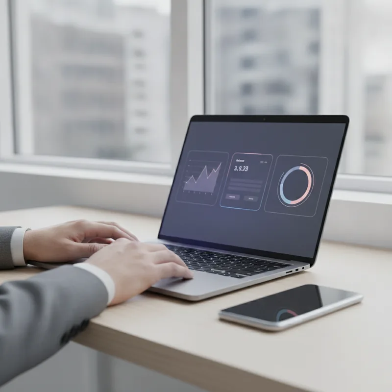 Portfolio overview inside the platform